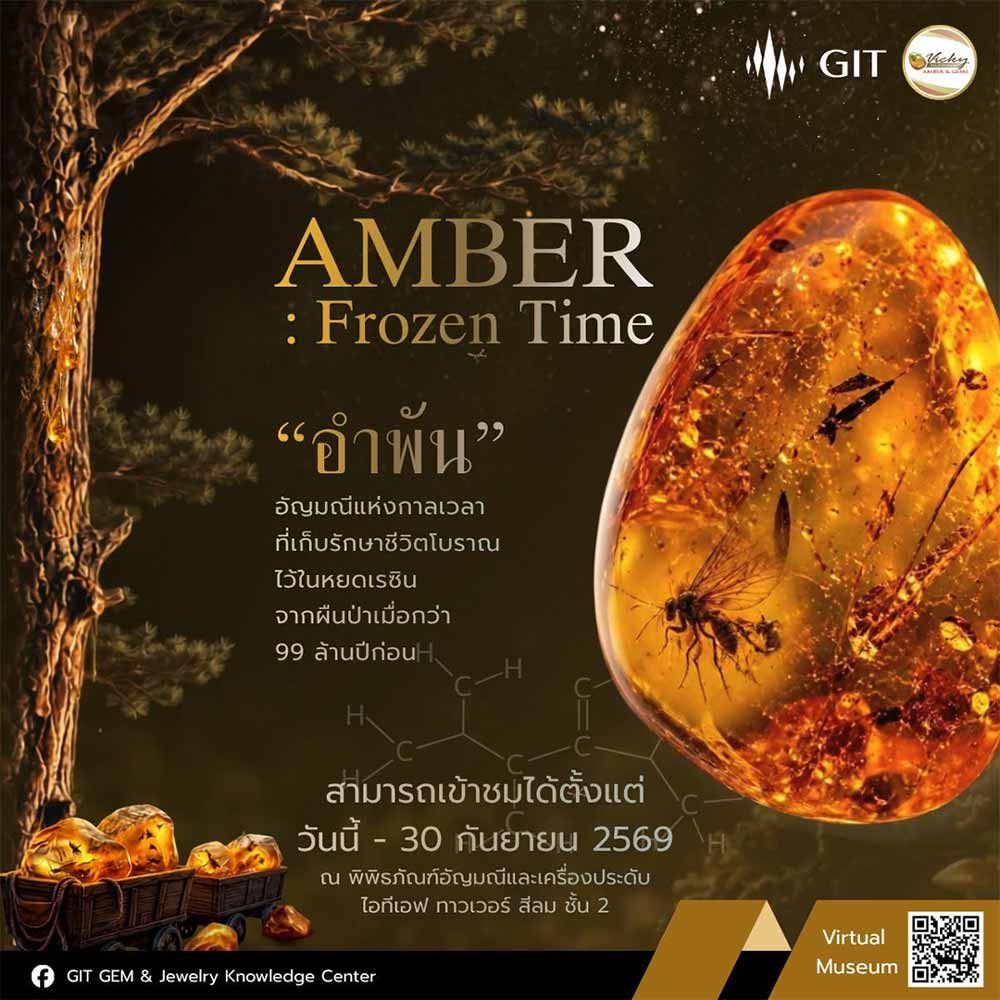 AMBER : Frozen Time หยดเวลาที่หยุดนิ่งกว่า 99 ล้านปี