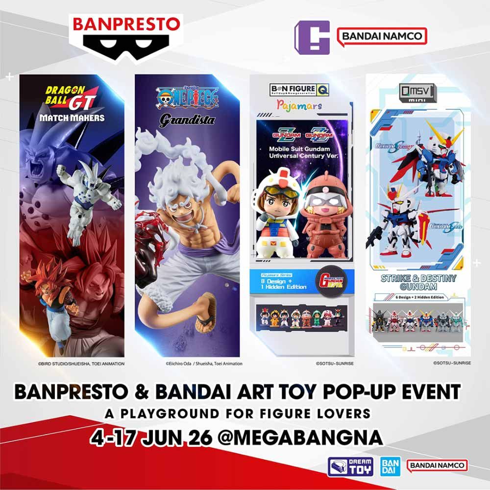 BANPRESTO & BANDAI ART TOY POP-UP EVENT