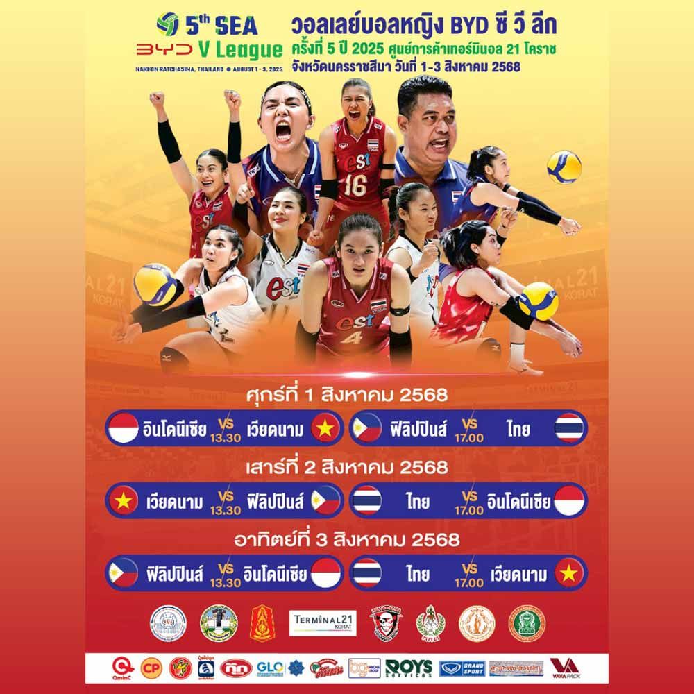 วอลเลย์บอลหญิง BYD ซี วี ลีก ครั้งที่ 5 ปี 2025