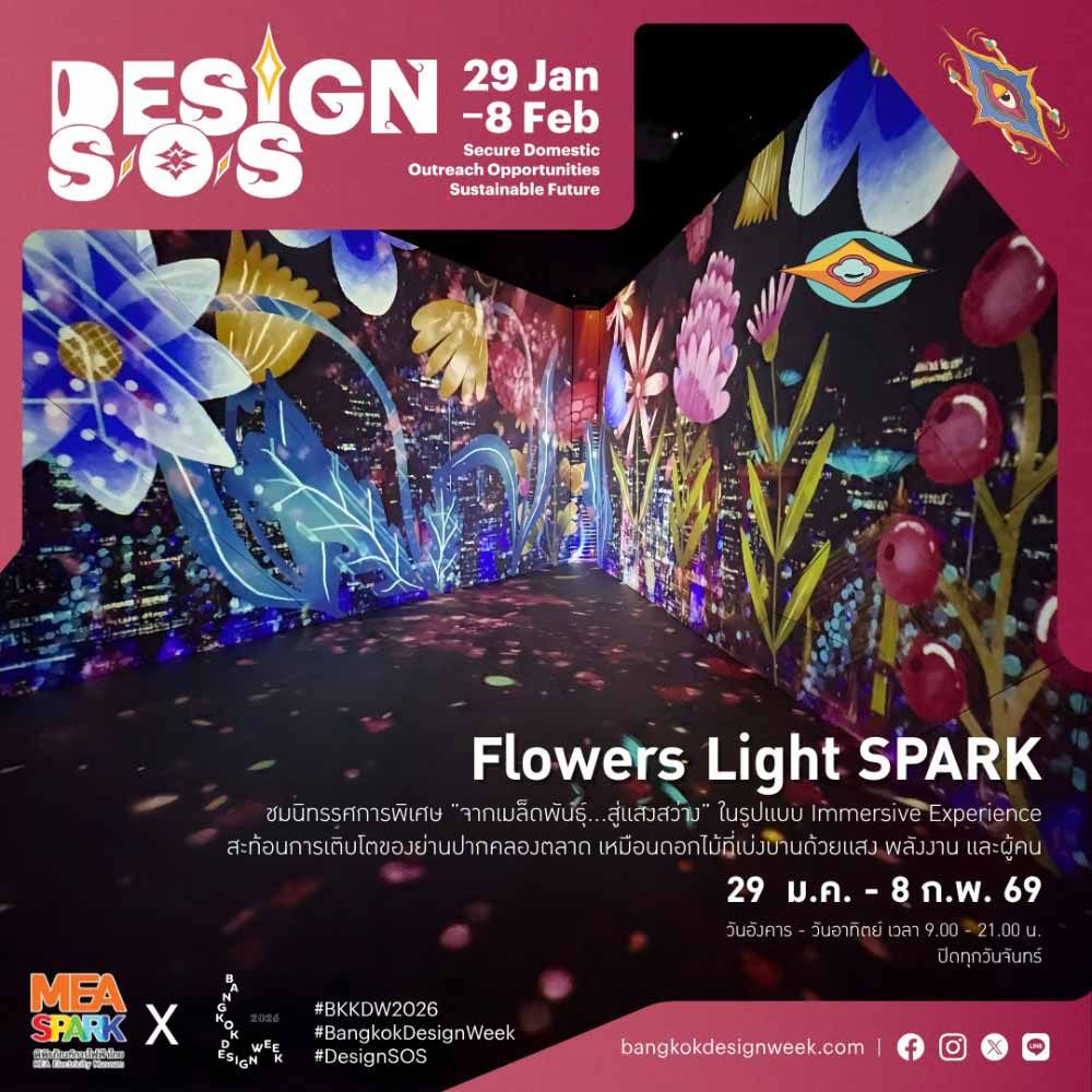 จากเมล็ดพันธ์ุสู่แสงสว่าง Flowers Light SPARK