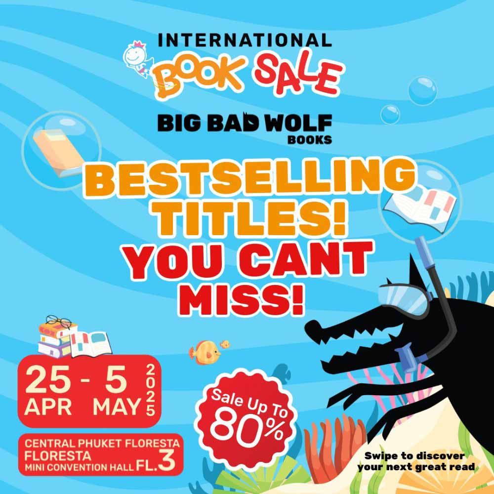 International Book Sale Featuring Big Bad Wolf Books