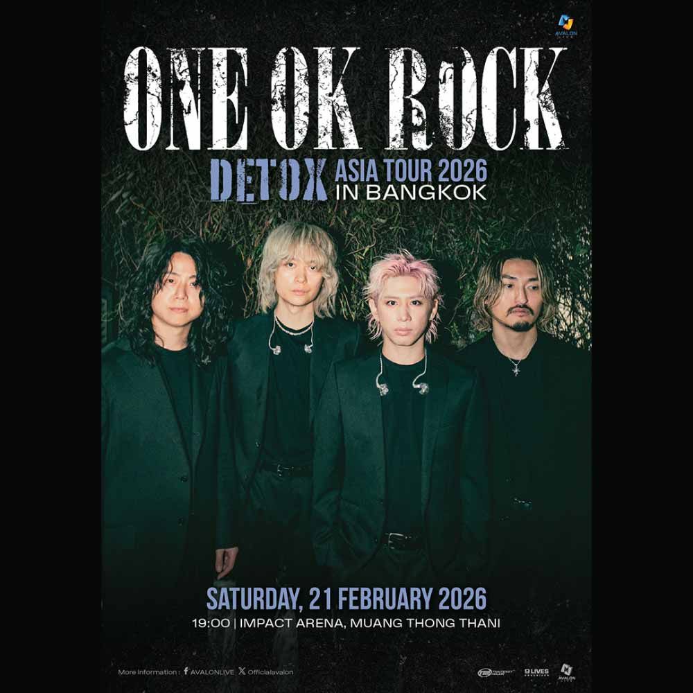ONE OK ROCK DETOX Asia Tour 2026 in Bangkok