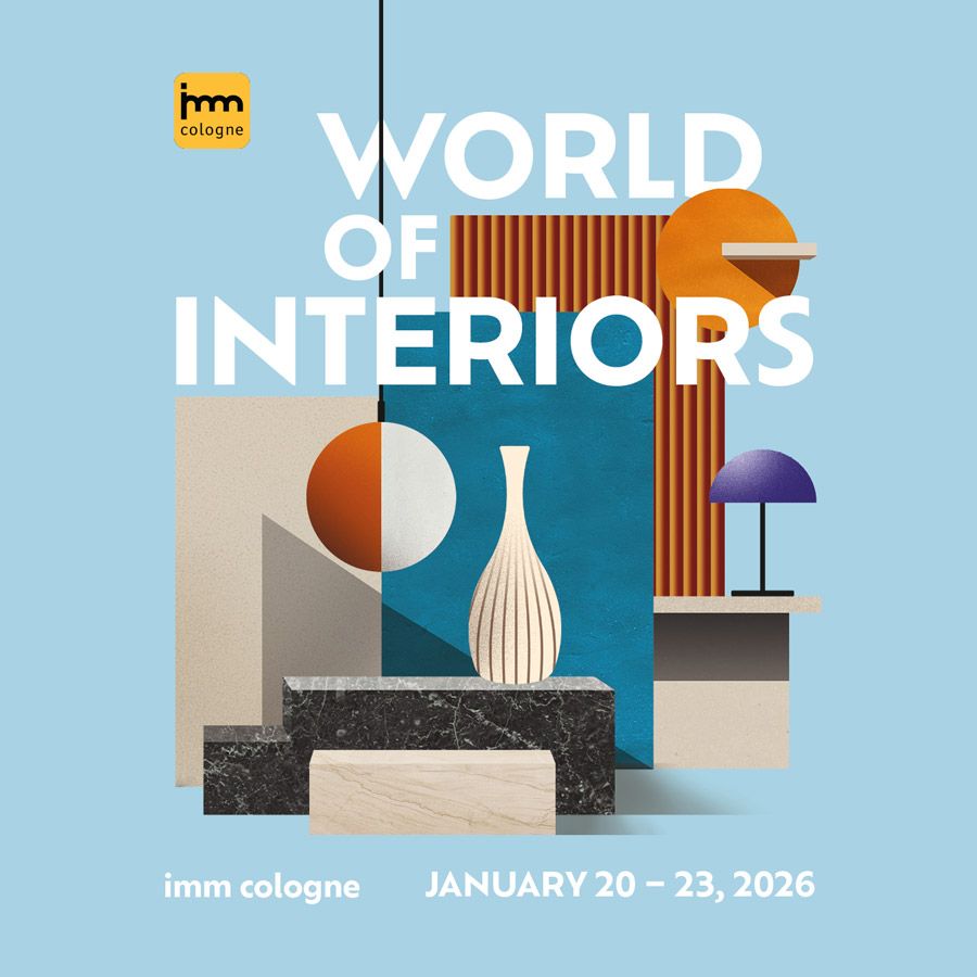 imm cologne is the reconceptualised B2B trade fair for consumer-oriented interior design. From 20 to 23 January 2026, it will bring the international furniture industry together at the interiors destination of Cologne.