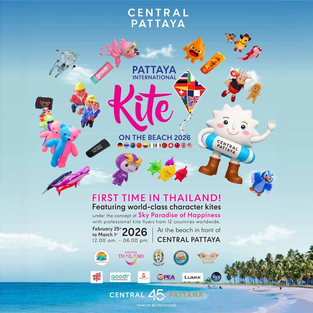 Pattaya International Kite on the Beach 2026
